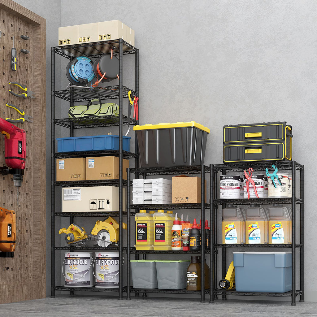 Adjustable Wire Shelving Unit for Garage and Pantry