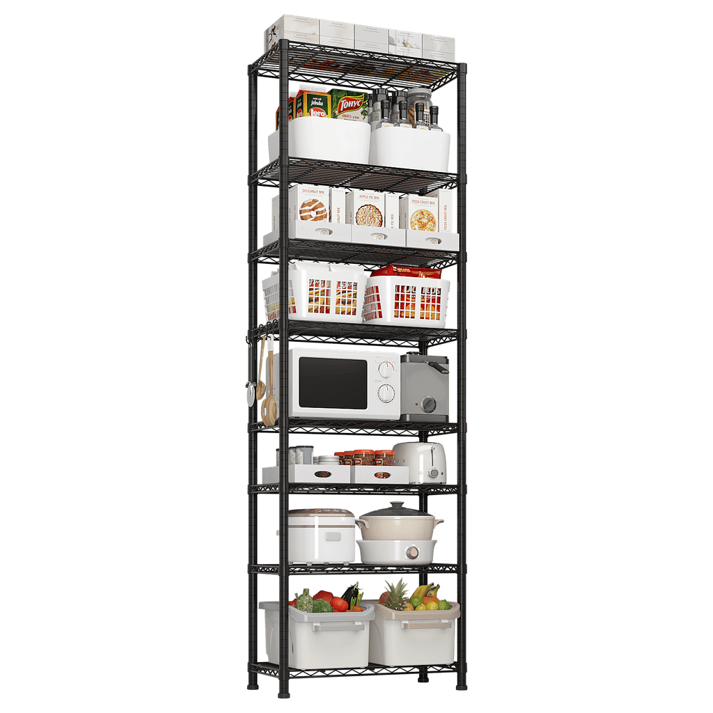Adjustable Wire Shelving Unit for Garage and Pantry