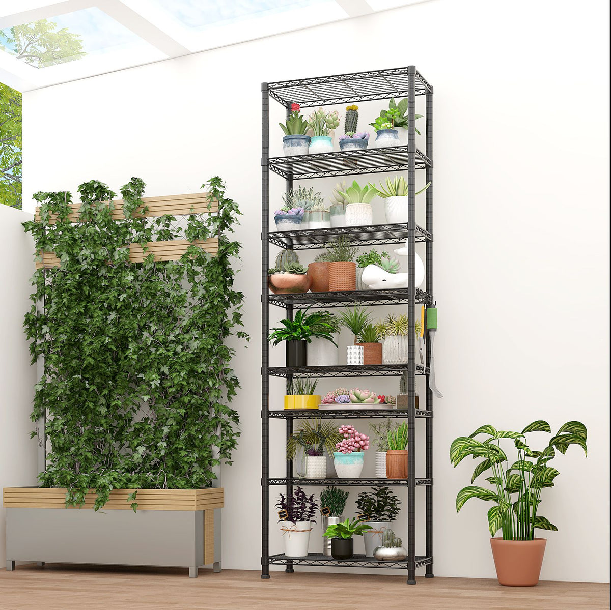 Adjustable Wire Shelving Unit for Garage and Pantry