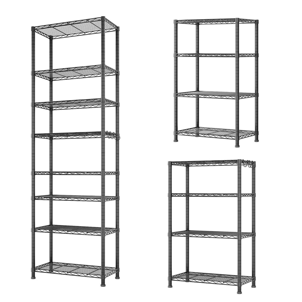 Adjustable Wire Shelving Unit for Garage and Pantry