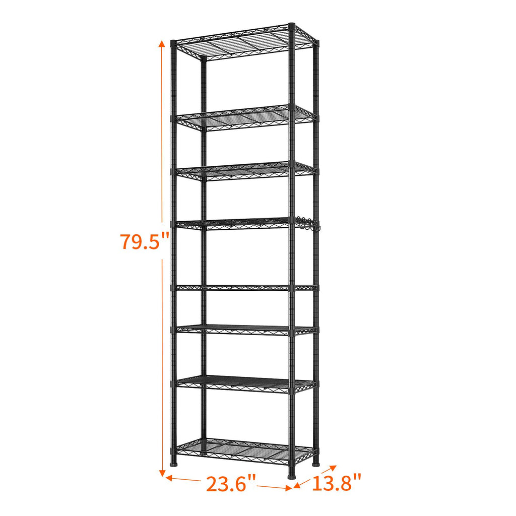 Adjustable Wire Shelving Unit for Garage and Pantry