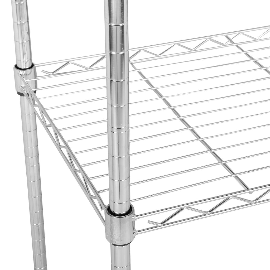 Flexible Eight-Tier Wire Storage Rack