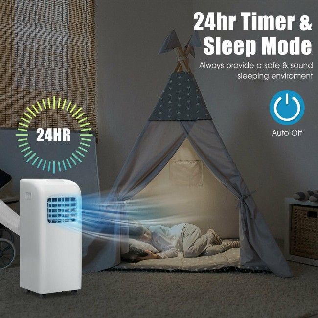 Portable Climate Control with Sleep and Dehumidifying Modes