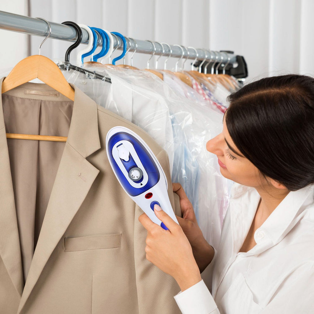 Adjustable Handheld Garment Steamer for Flat or Hanging Care