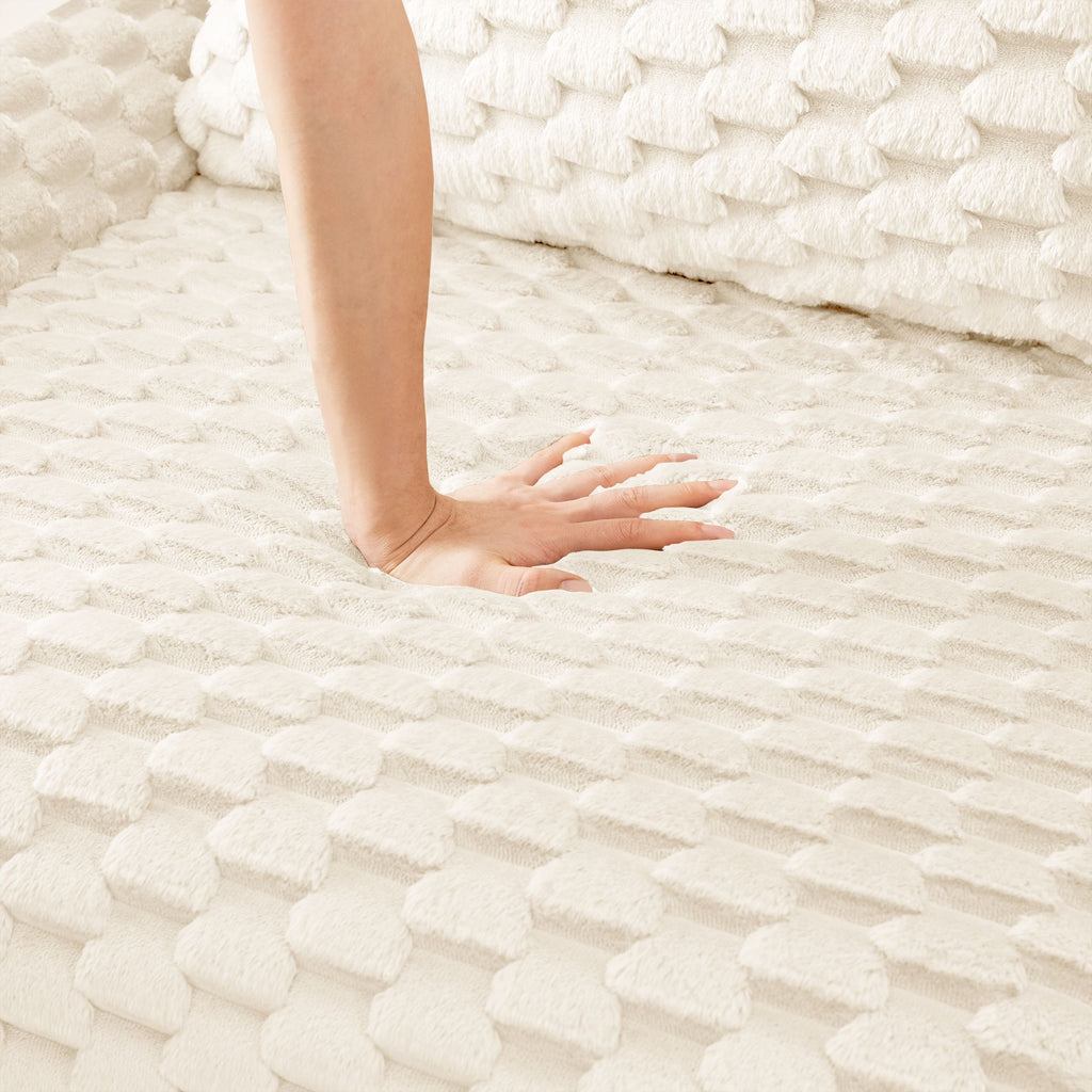 Cream Modular Sofa with Flexible, Assembly-Free Setup
