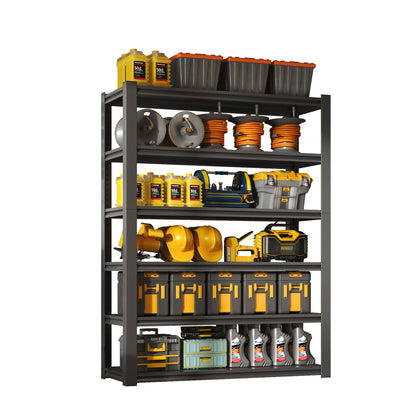Versatile Adjustable Metal Shelving Unit with Quick Assembly