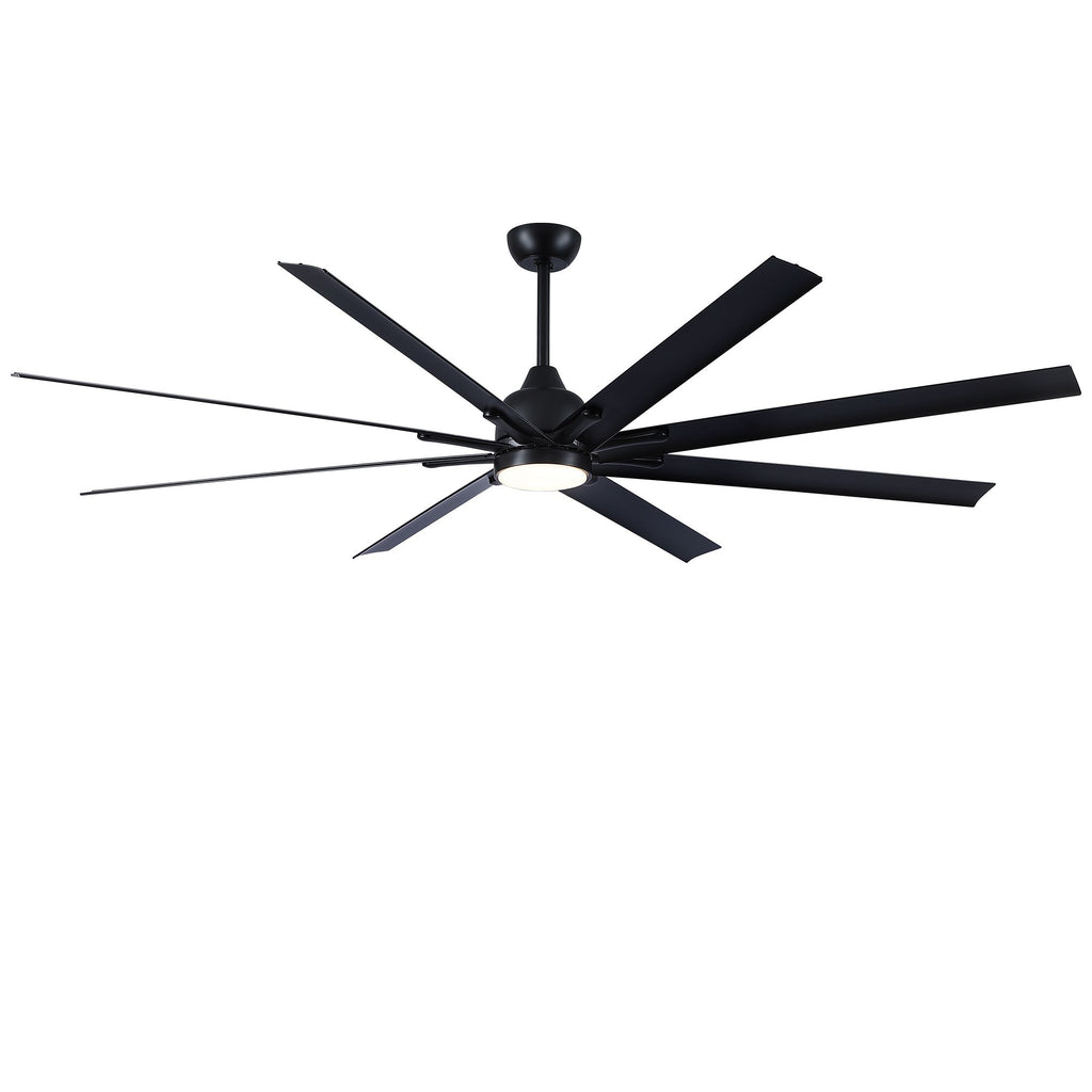 Farmhouse Smart Ceiling Fan with Integrated LED Light