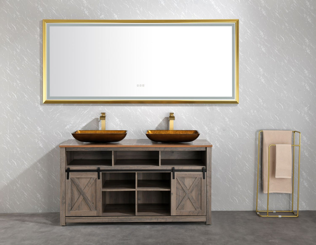 Dimmable LED Vanity Mirror with Anti-Fog Function