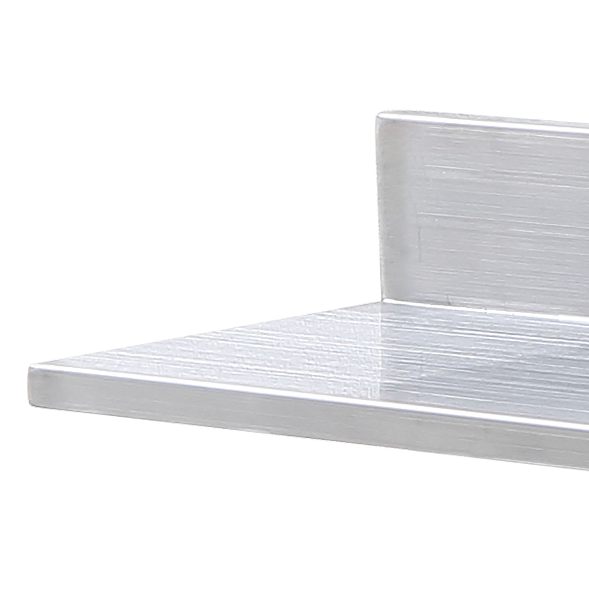 Wall-Mounted Commercial Kitchen Shelf with Backsplash