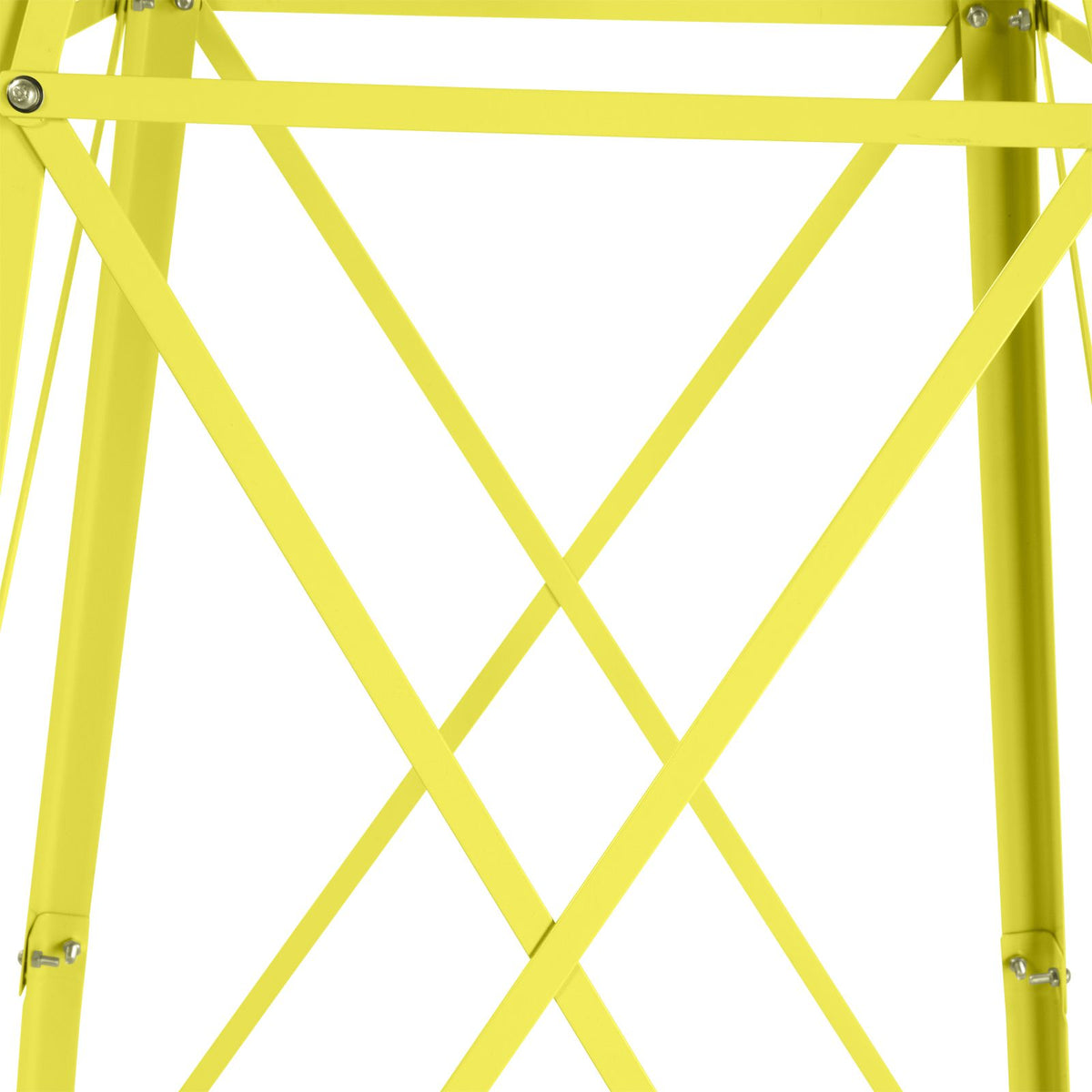 Yellow Wind-Powered Garden Windmill