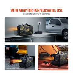 8kW Diesel Heater with Bluetooth Control, CO Alarm, and Quiet Operation