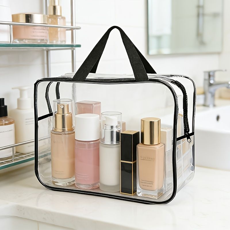 Thickened Transparent Large-Capacity Plastic Storage Bags with Sturdy Zipper Pulls