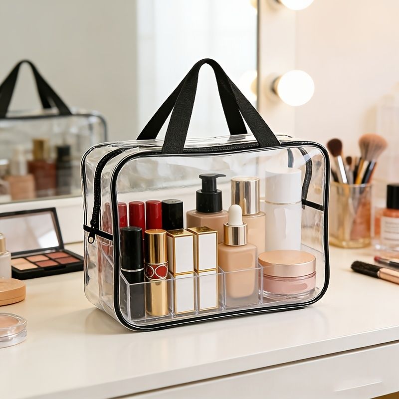 Thickened Transparent Large-Capacity Plastic Storage Bags with Sturdy Zipper Pulls
