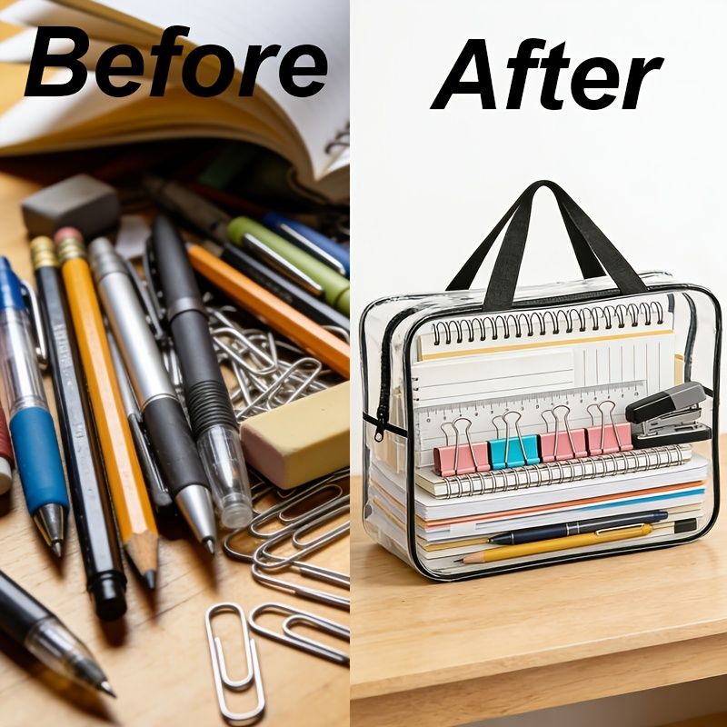 Thickened Transparent Large-Capacity Plastic Storage Bags with Sturdy Zipper Pulls
