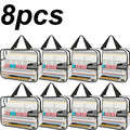 Thickened Transparent Large-Capacity Plastic Storage Bags with Sturdy Zipper Pulls