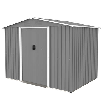 Outdoor Tool Shed with Sliding Lockable Doors