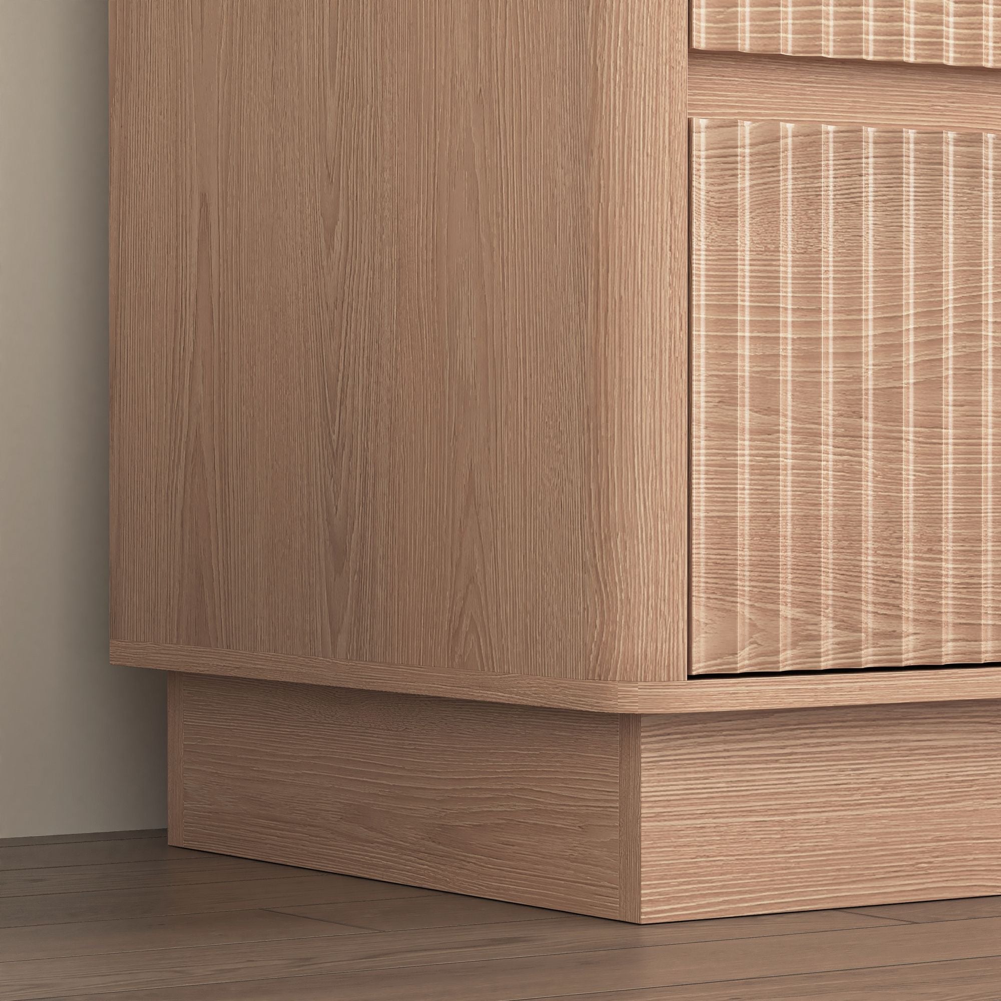 Mid-Century Nine-Drawer Dresser with Wave Front