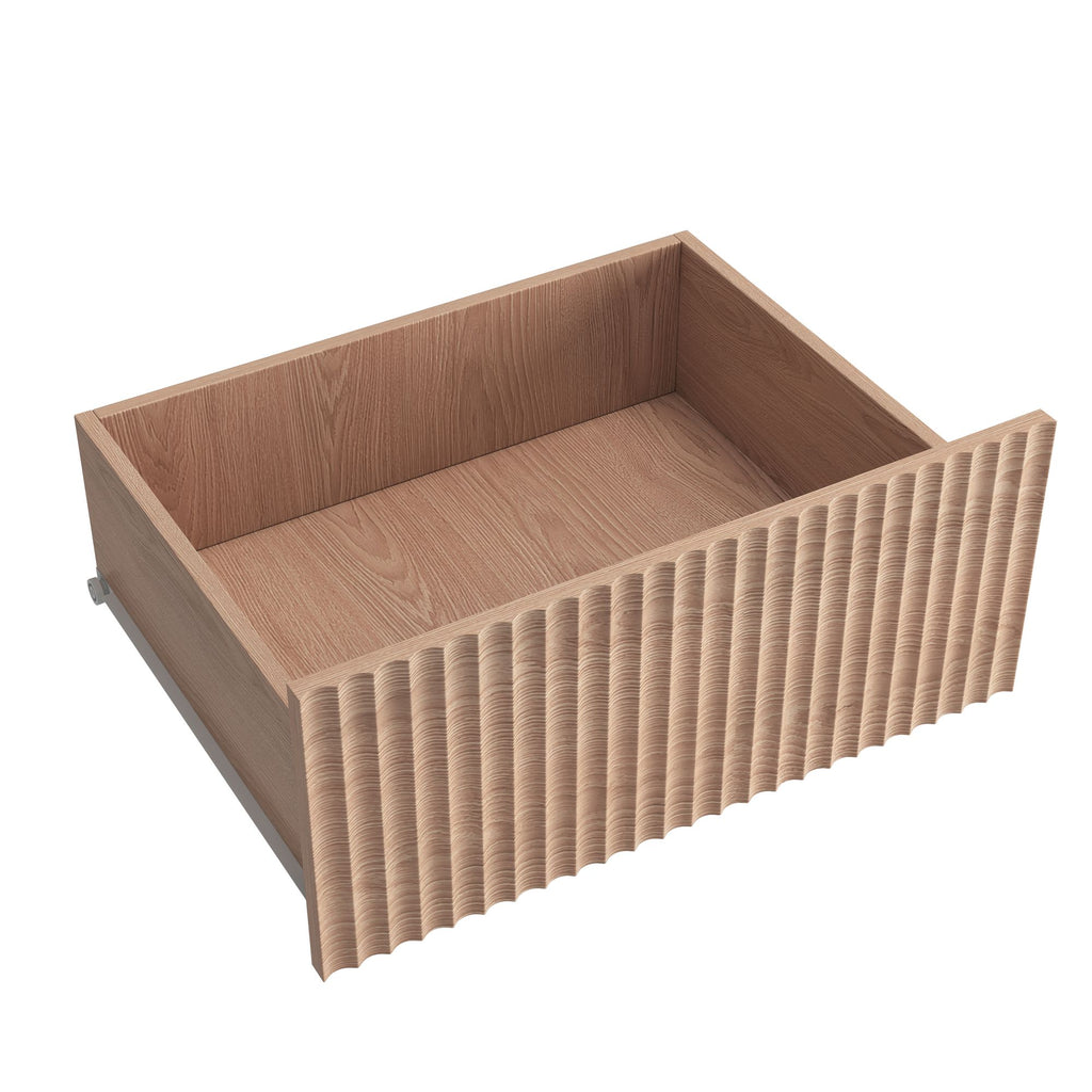 Mid-Century Nine-Drawer Dresser with Wave Front
