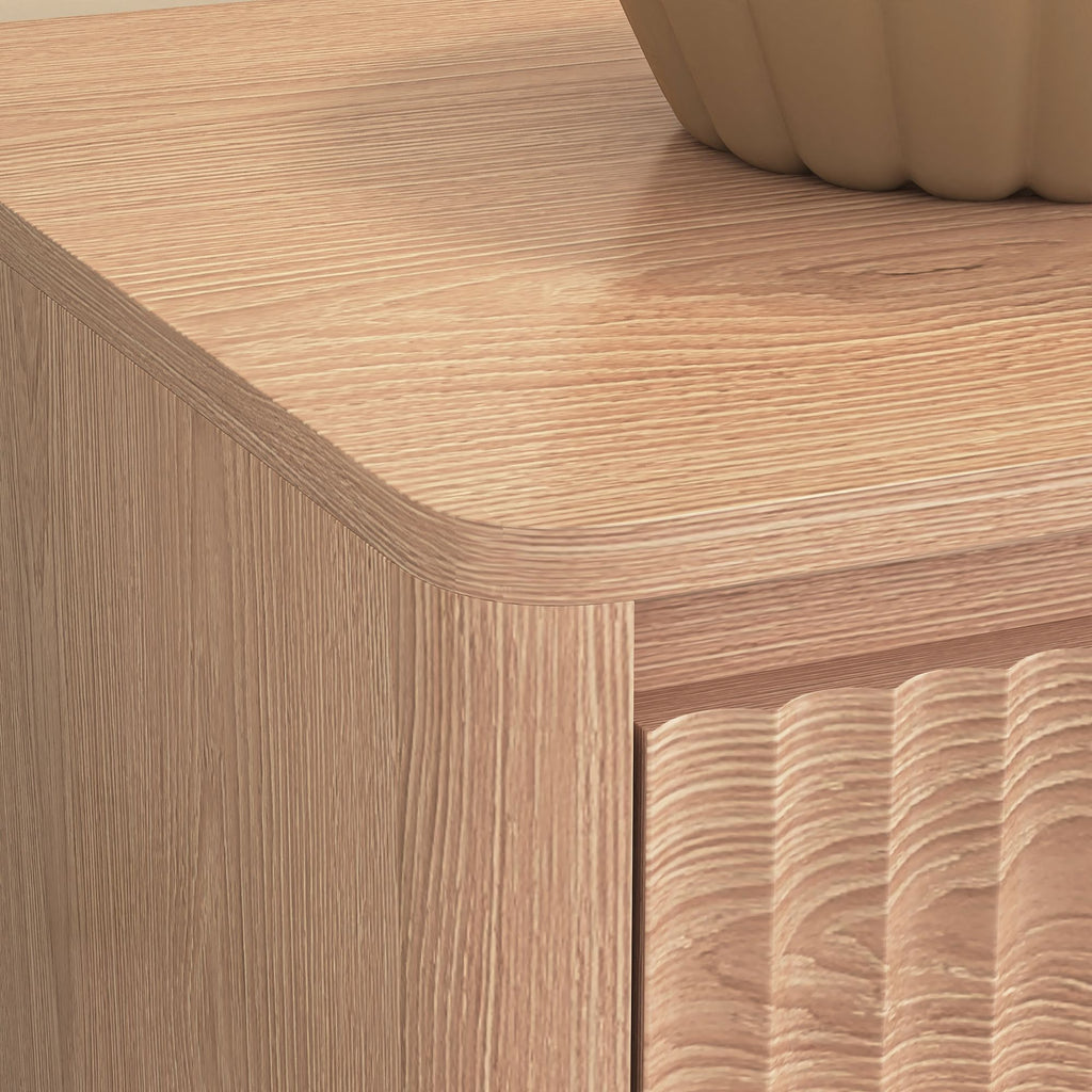 Mid-Century Nine-Drawer Dresser with Wave Front