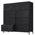 Wide Drawer Dresser and Versatile Storage Tower