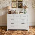 Nine-Drawer Tall Dresser for Streamlined Storage