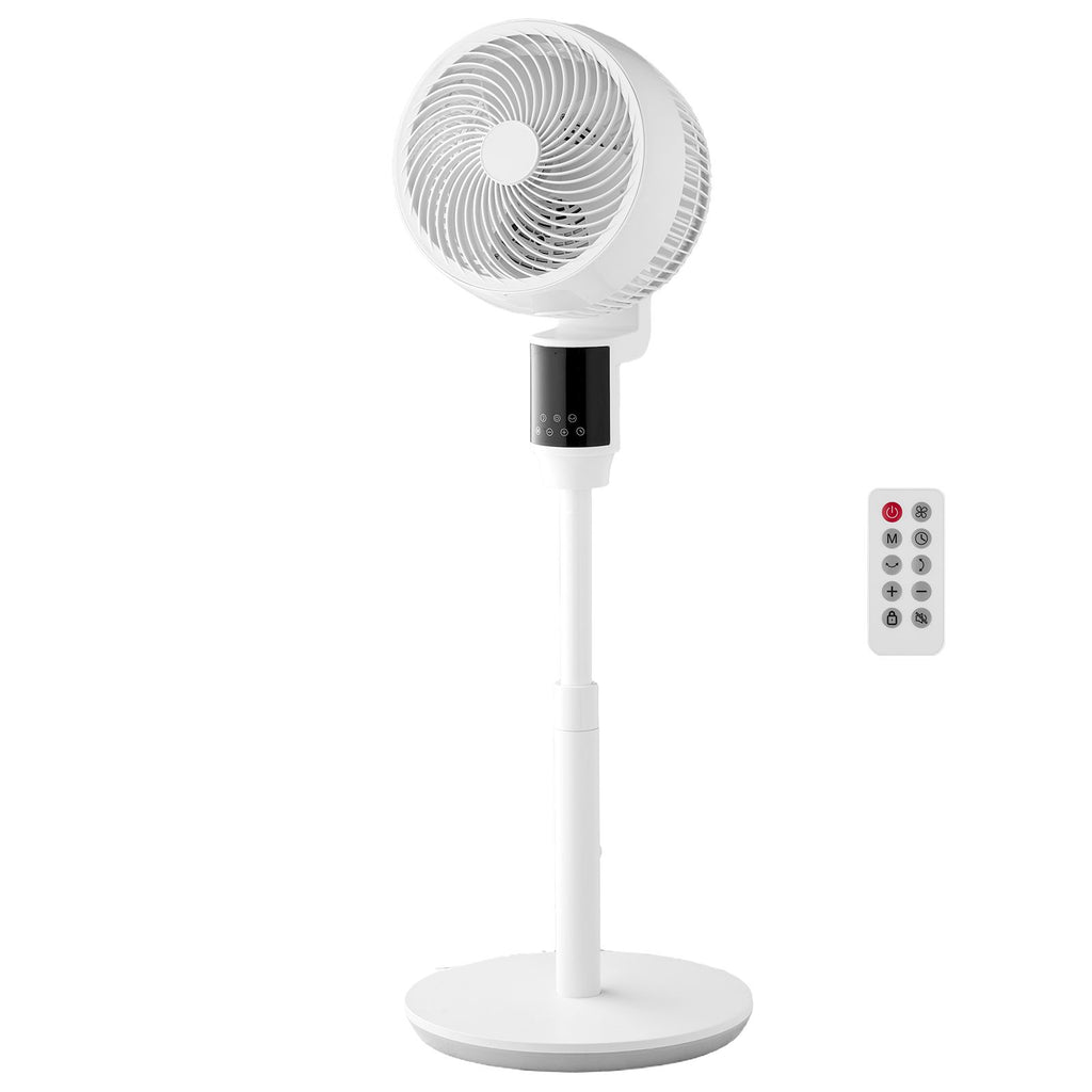 9- Pedestal Fan – Quiet DC Motor, Oscillation, Remote Control, 9 Speeds