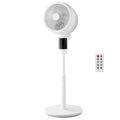 9- Pedestal Fan – Quiet DC Motor, Oscillation, Remote Control, 9 Speeds