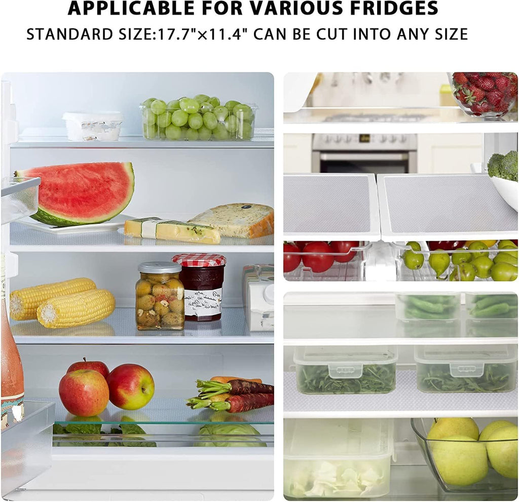 Nine-Pack Washable Cut-to-Fit Fridge and Drawer Liners