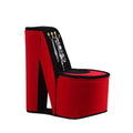 Red High-Heel Display Jewelry Box with Hooks