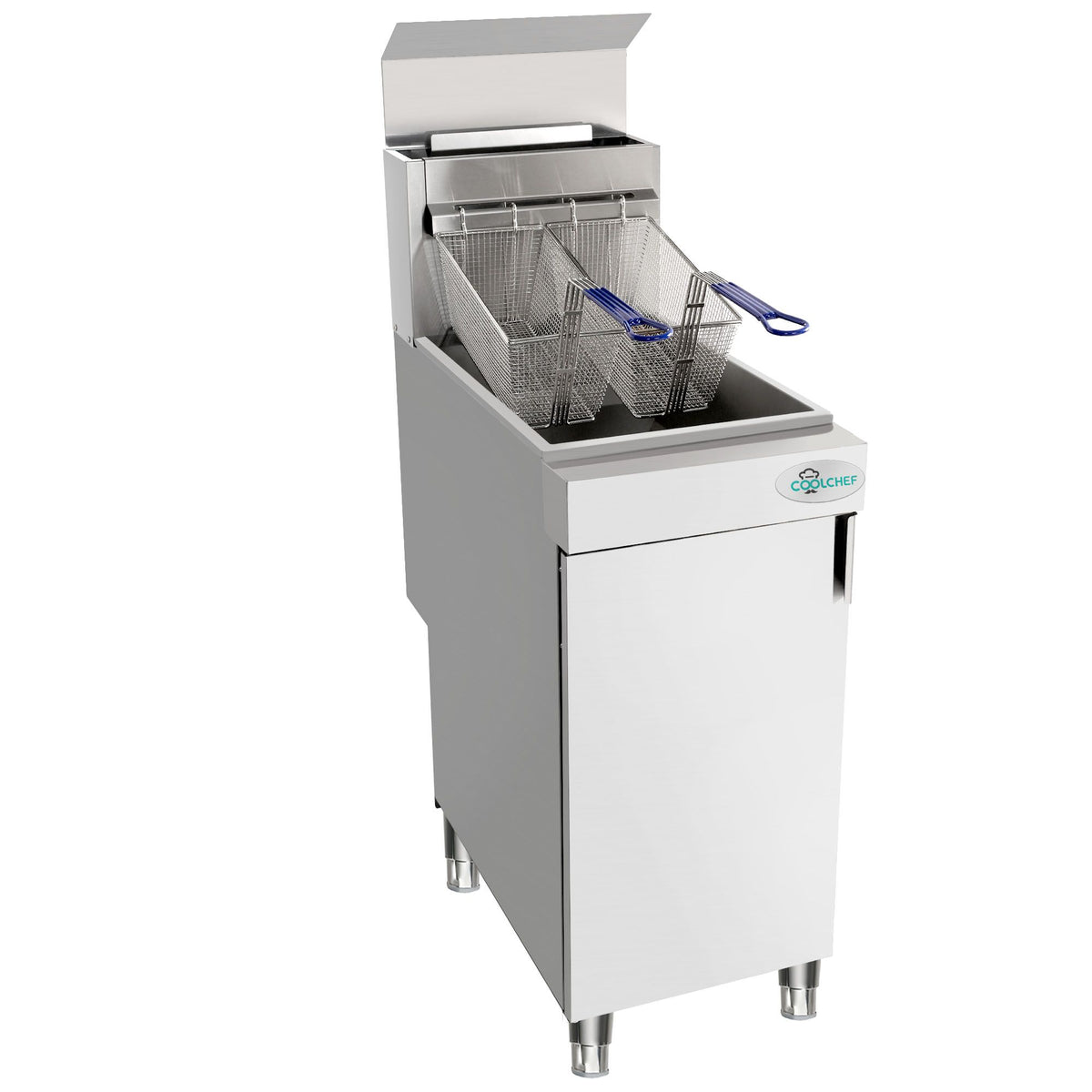 90,000 BTU Commercial Gas Fryer – 3 Burner with Safety Shutoff