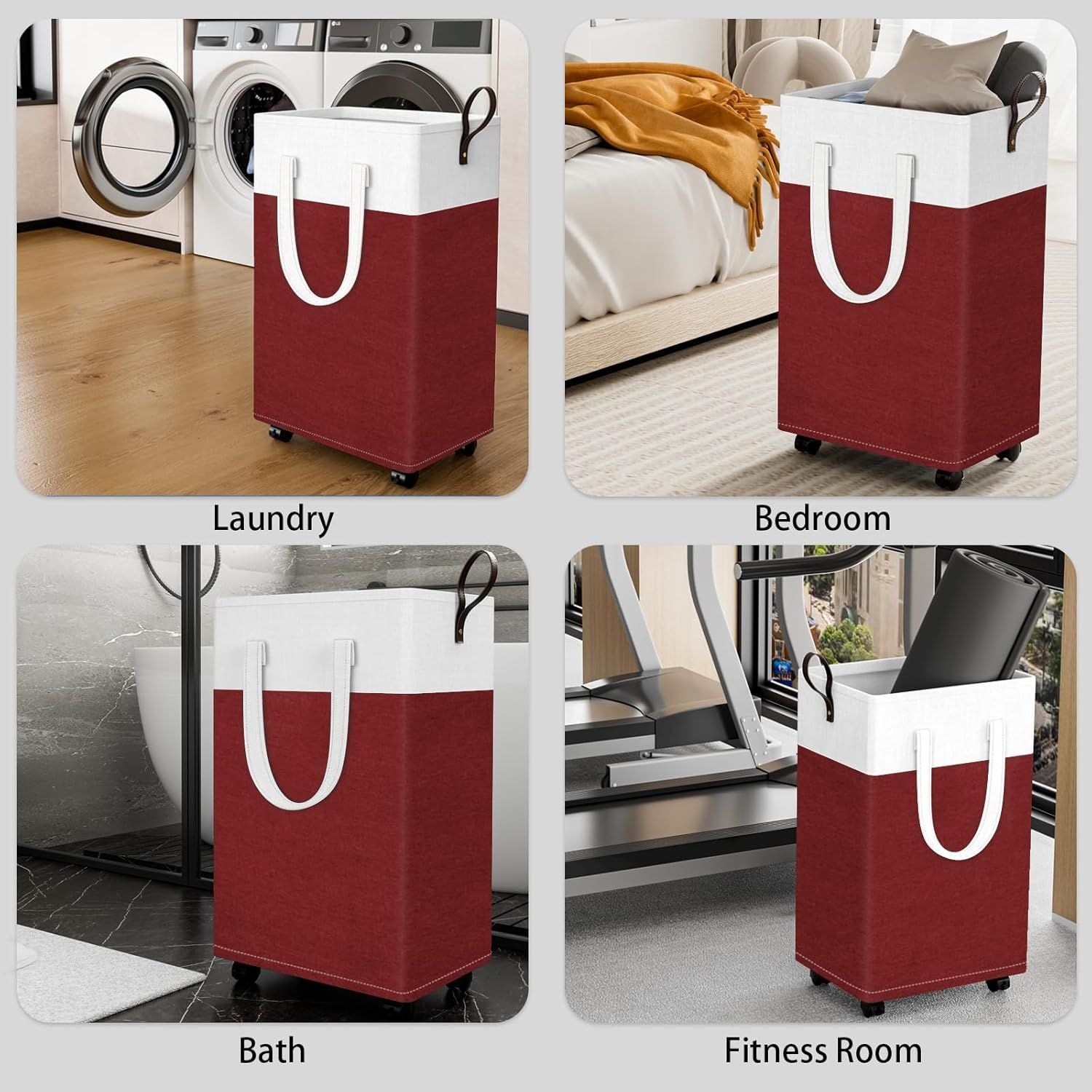 Rolling Storage Basket: Organize Laundry & Clutter with Ease