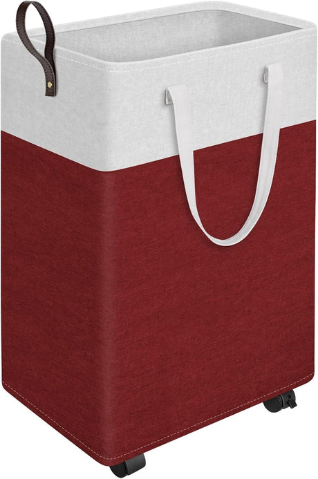 Rolling Storage Basket: Organize Laundry & Clutter with Ease