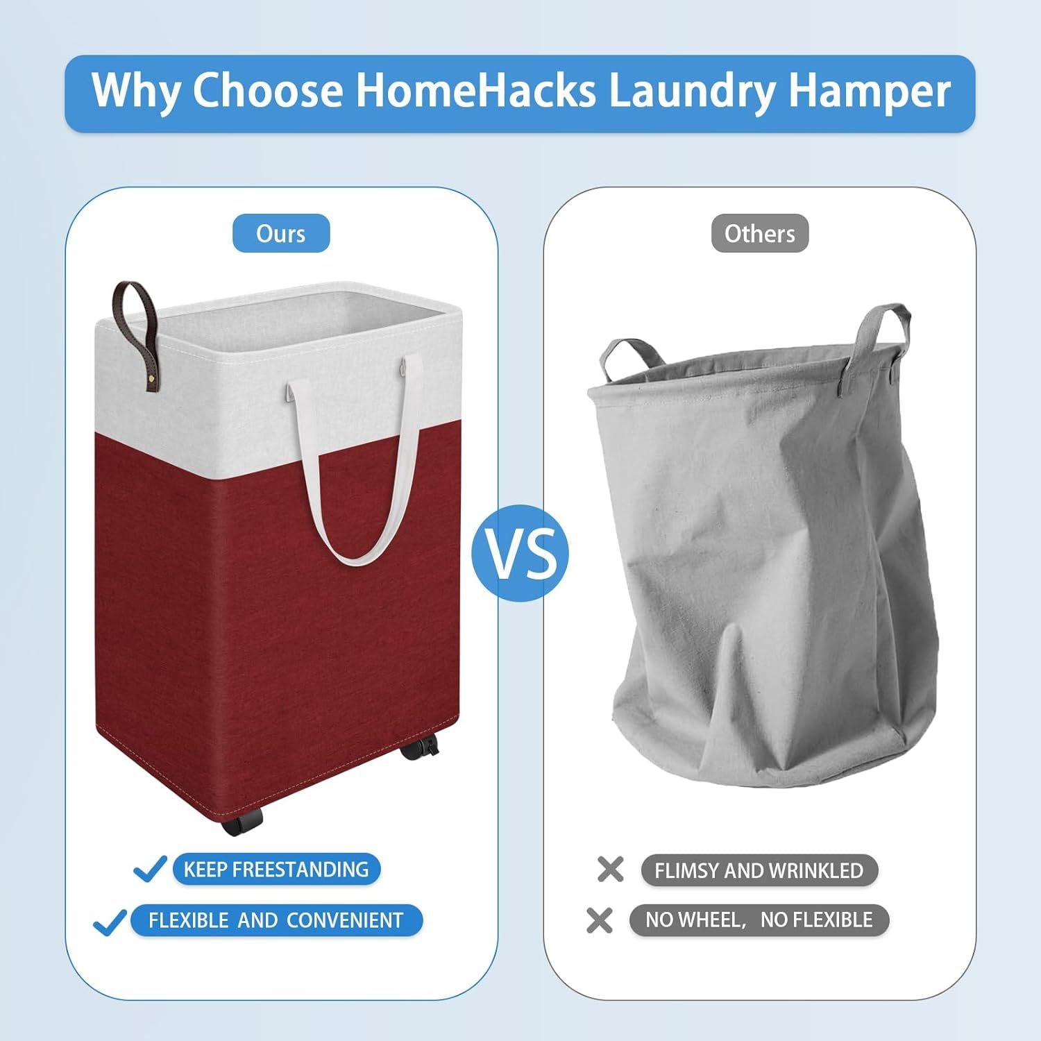Rolling Storage Basket: Organize Laundry & Clutter with Ease