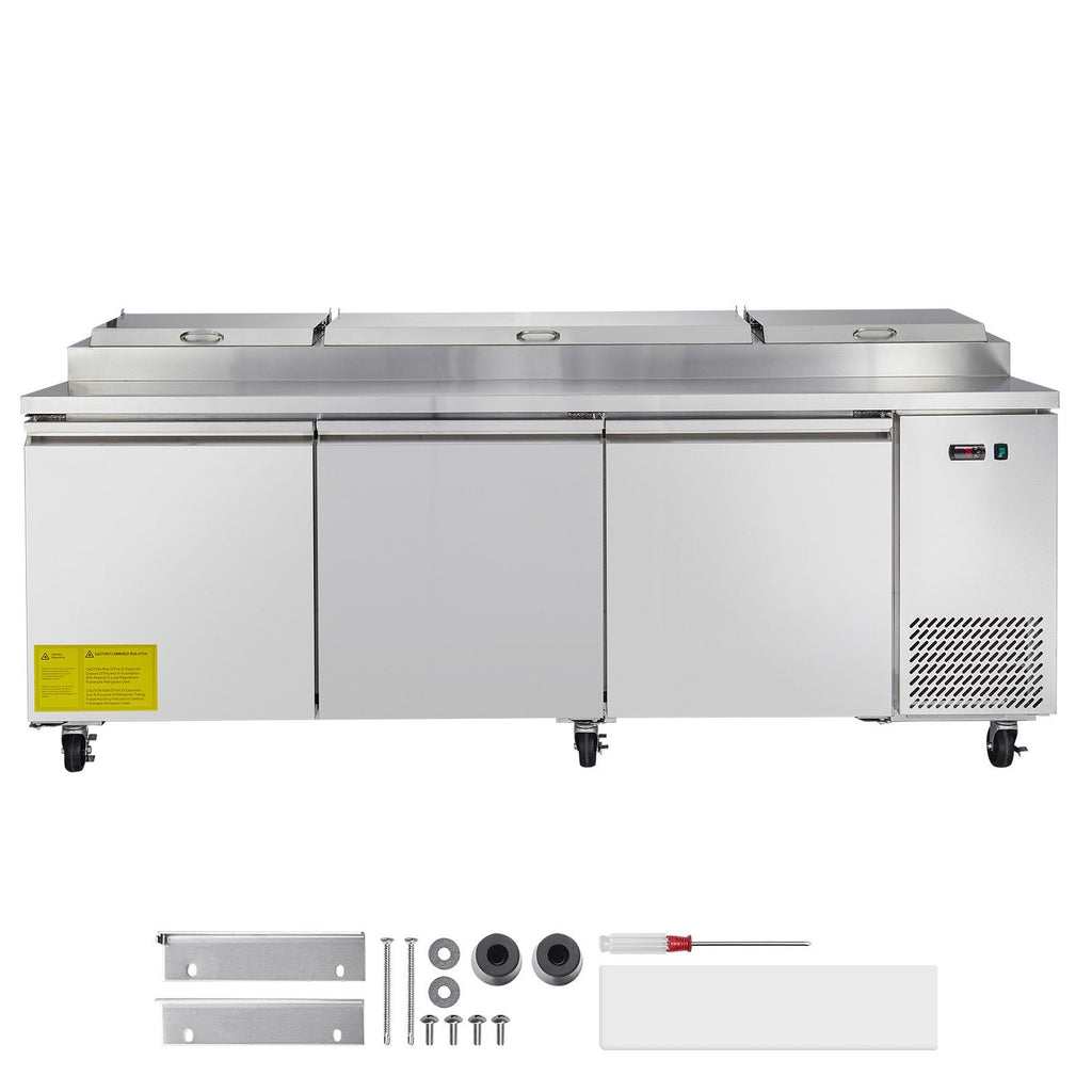 Commercial Refrigerated Pizza Prep Worktable