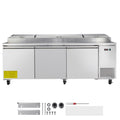 Commercial Refrigerated Pizza Prep Worktable