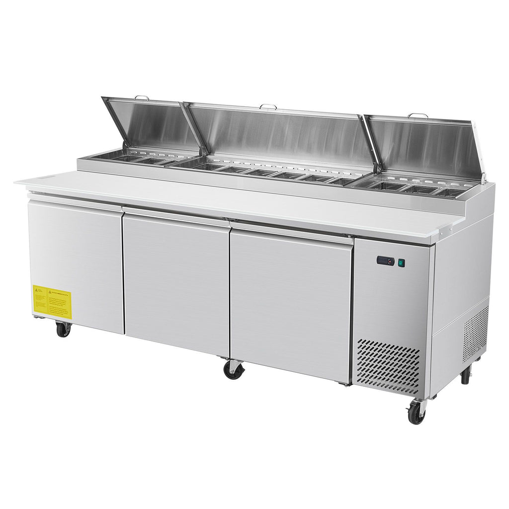 Commercial Refrigerated Pizza Prep Worktable
