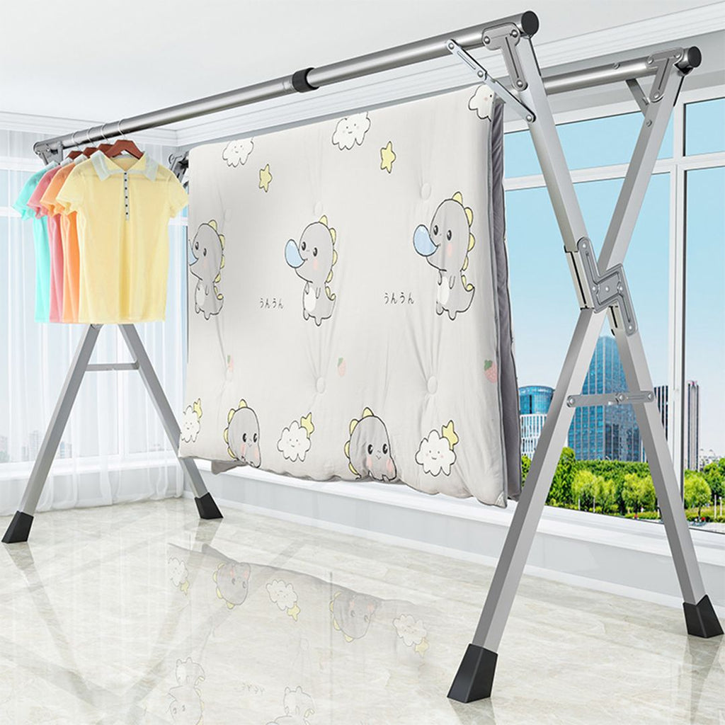 Portable Standing Clothes Drying Rack – Foldable Laundry Hanger