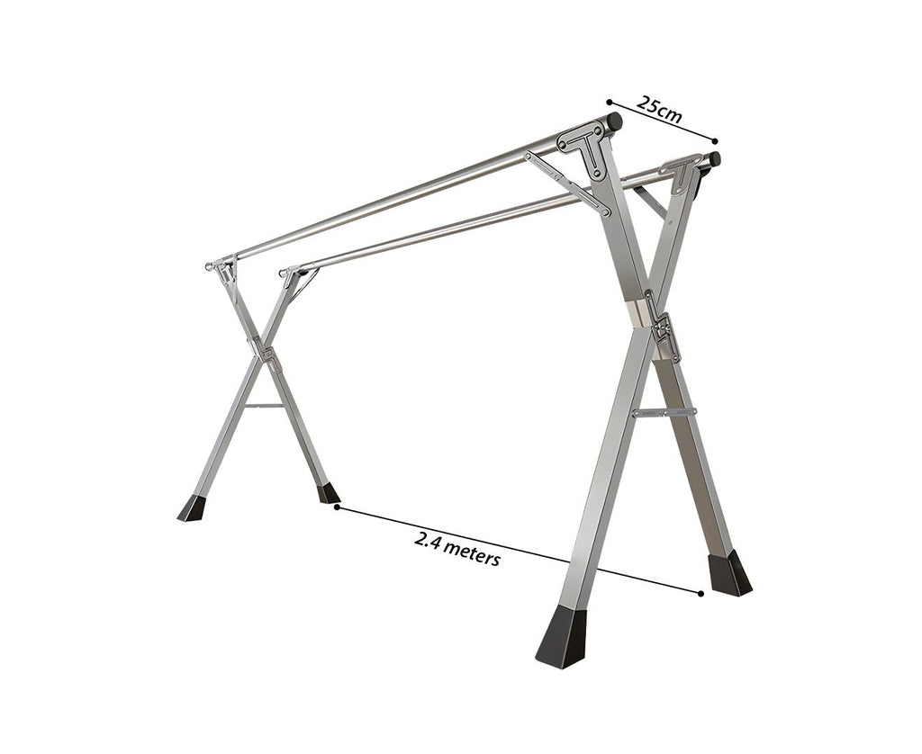 Portable Standing Clothes Drying Rack – Foldable Laundry Hanger