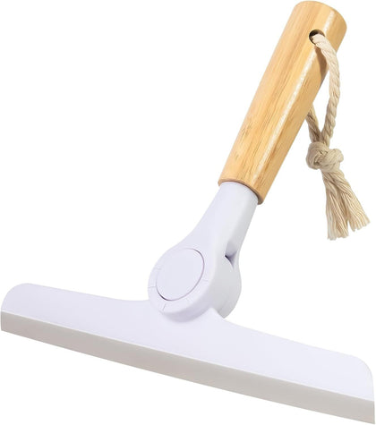 Grey Handheld Squeegee for Glass Surfaces
