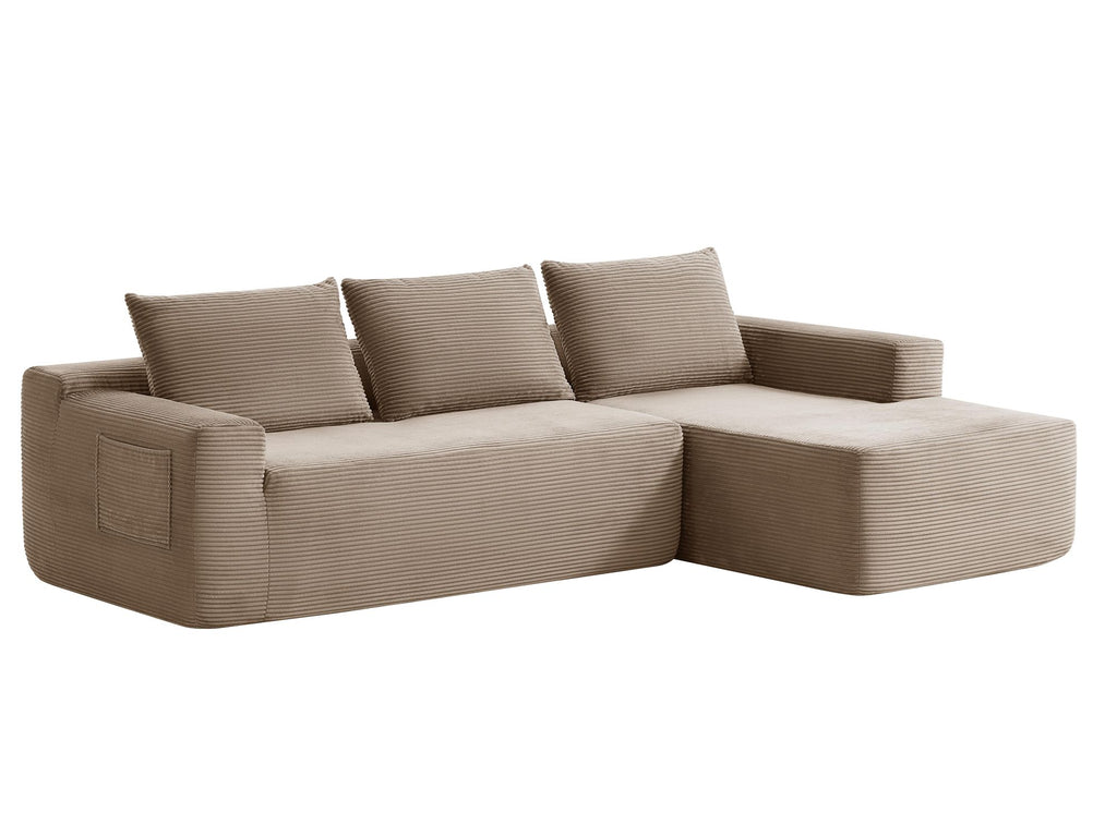 Cloud Sectional with Deep Seat and Right-Facing Chaise