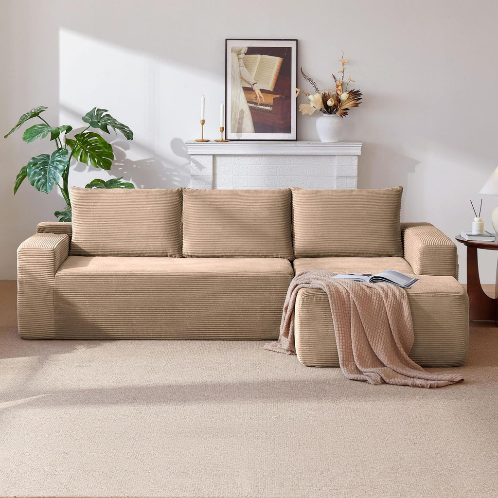 Cloud Sectional with Deep Seat and Right-Facing Chaise