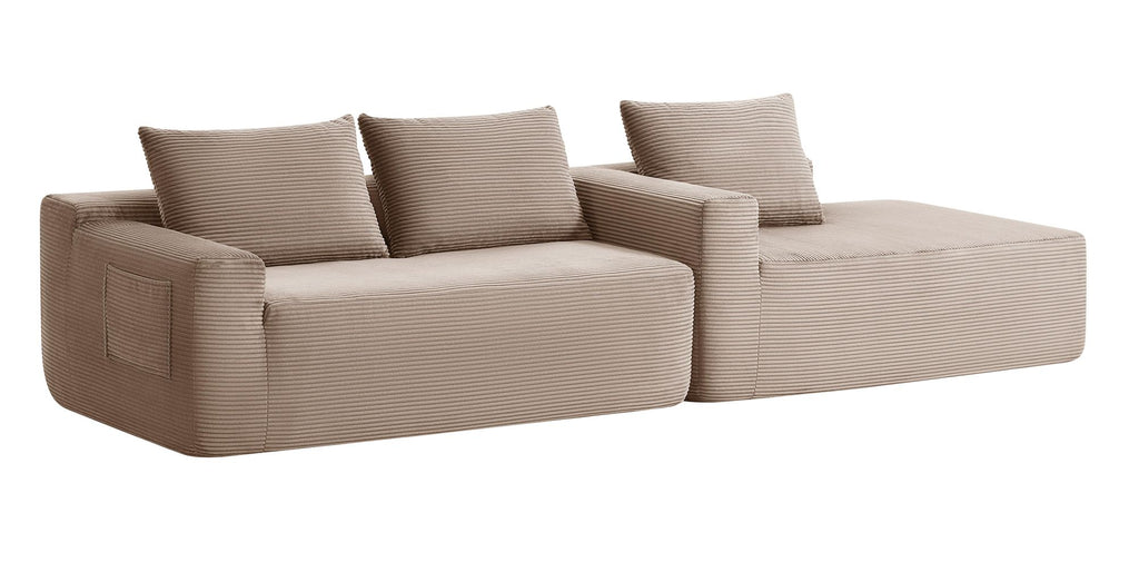 Cloud Sectional with Deep Seat and Right-Facing Chaise