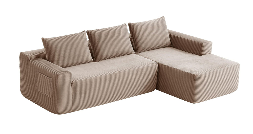Cloud Sectional with Deep Seat and Right-Facing Chaise