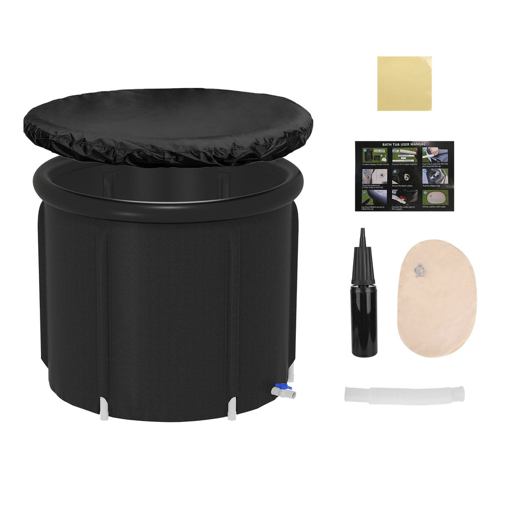 Portable Covered Cold Plunge Tub for Adults