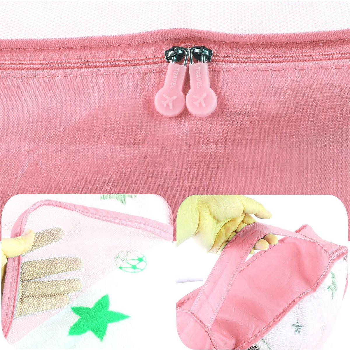 Coordinated Travel Packing Cube and Storage Bag Set