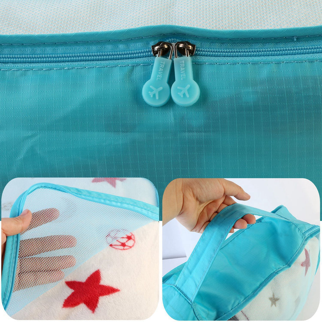 Coordinated Travel Packing Cube and Storage Bag Set