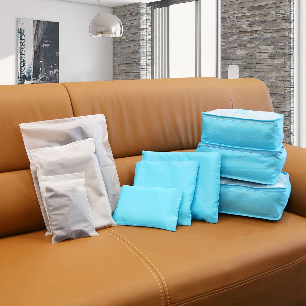 Coordinated Travel Packing Cube and Storage Bag Set