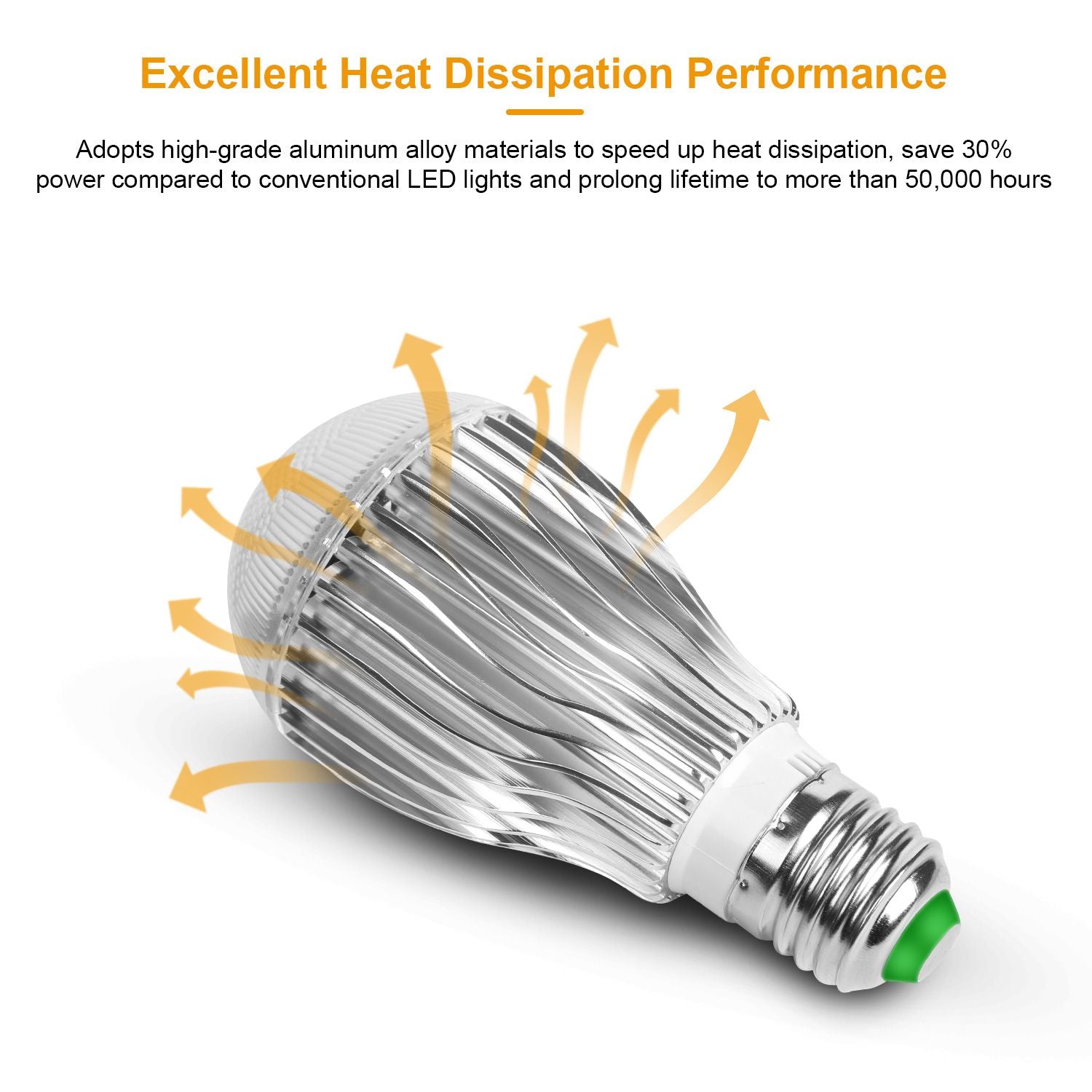 Color-Changing E27 LED Bulb with IR Remote