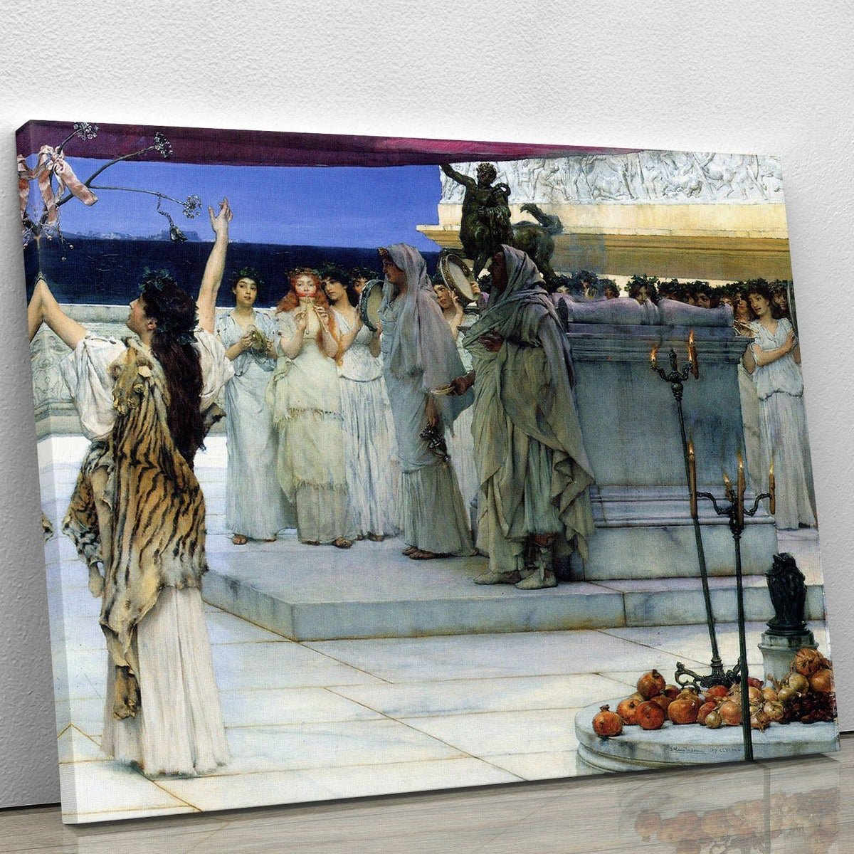 Alma-Tadema A Consecration of Bacchus Detail 2