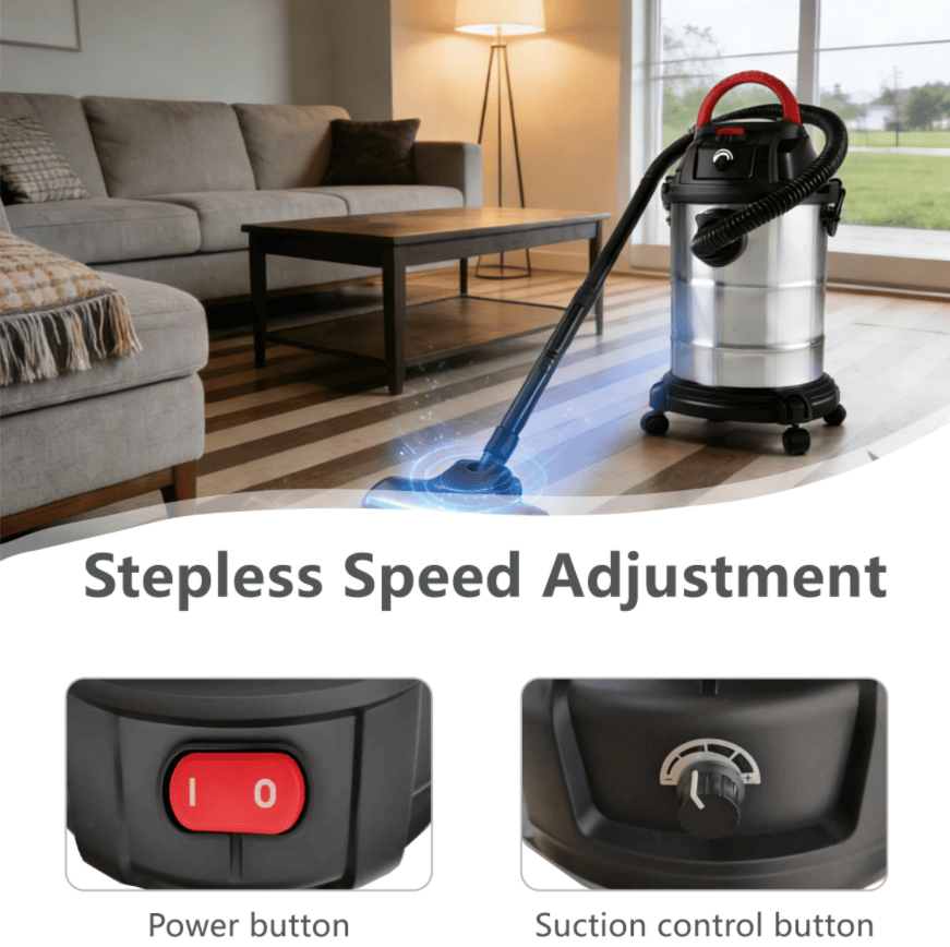 Three-Mode Wet-Dry Workshop Vacuum